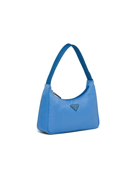 prada re-edition 2000 nylon mini-bag blue|prada re edition bags.